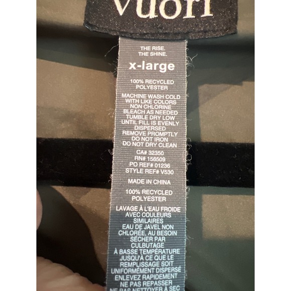 Vuori Men's XL Camo PrimaLoft Insulated Vest Full Zip Outdoor Performance Hiking - Picture 2 of 5